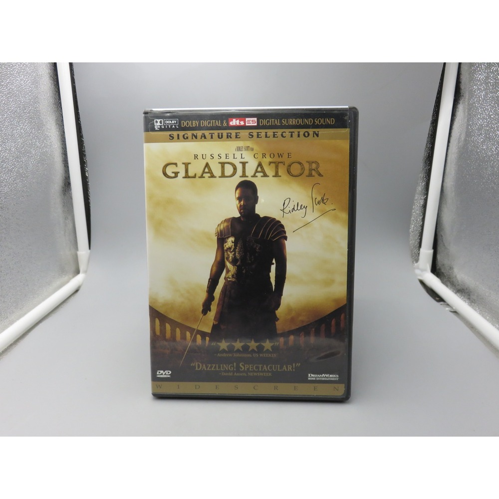 Gladiator DVD Signature Selection Russell Crowe Ridley Scott Widescreen 86386